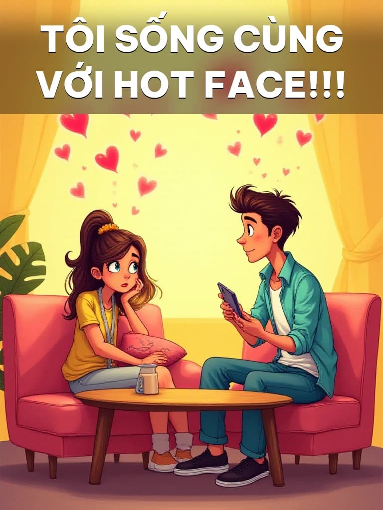 Tôi Sống Cùng Với Hot Face!!! - Cover image