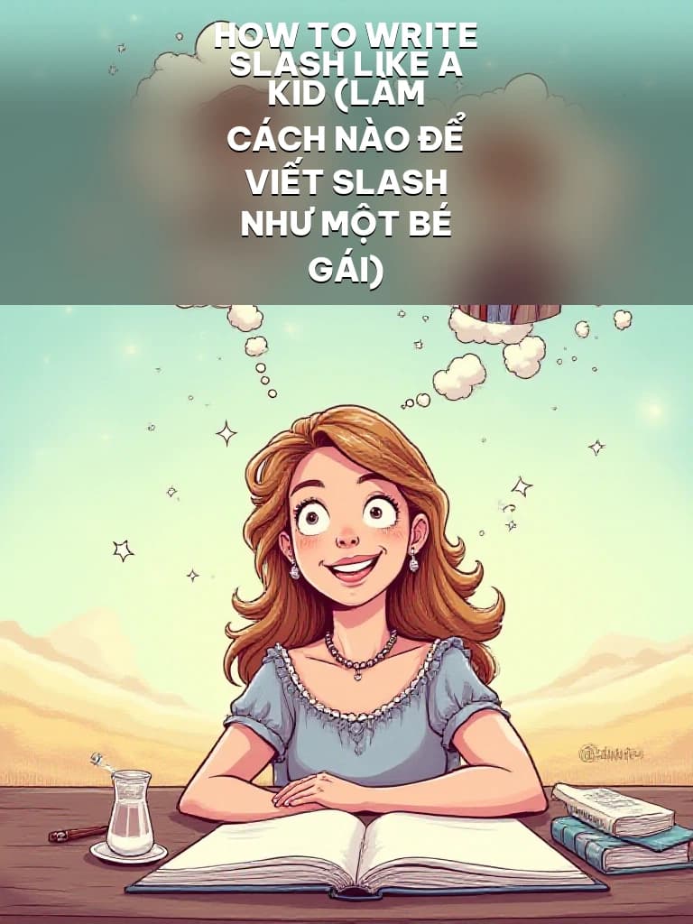 How to Write Slash Like A Kid (Làm Cách Nào Để Viết Slash Như Một Bé Gái) - Cover image