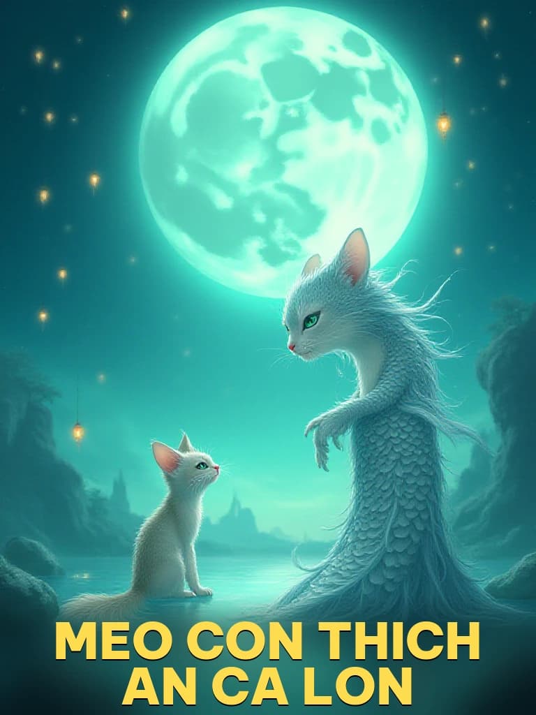 Mèo Con Thích Ăn Cá Lớn - Cover image