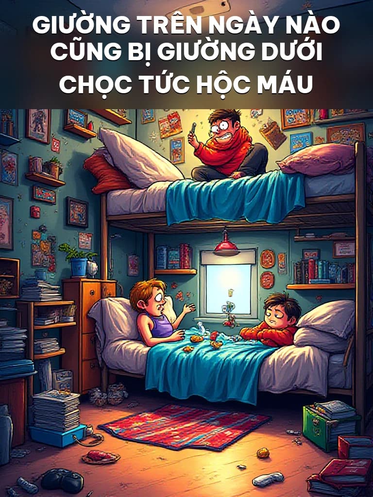 Giường Trên Ngày Nào Cũng Bị Giường Dưới Chọc Tức Hộc Máu - Cover image