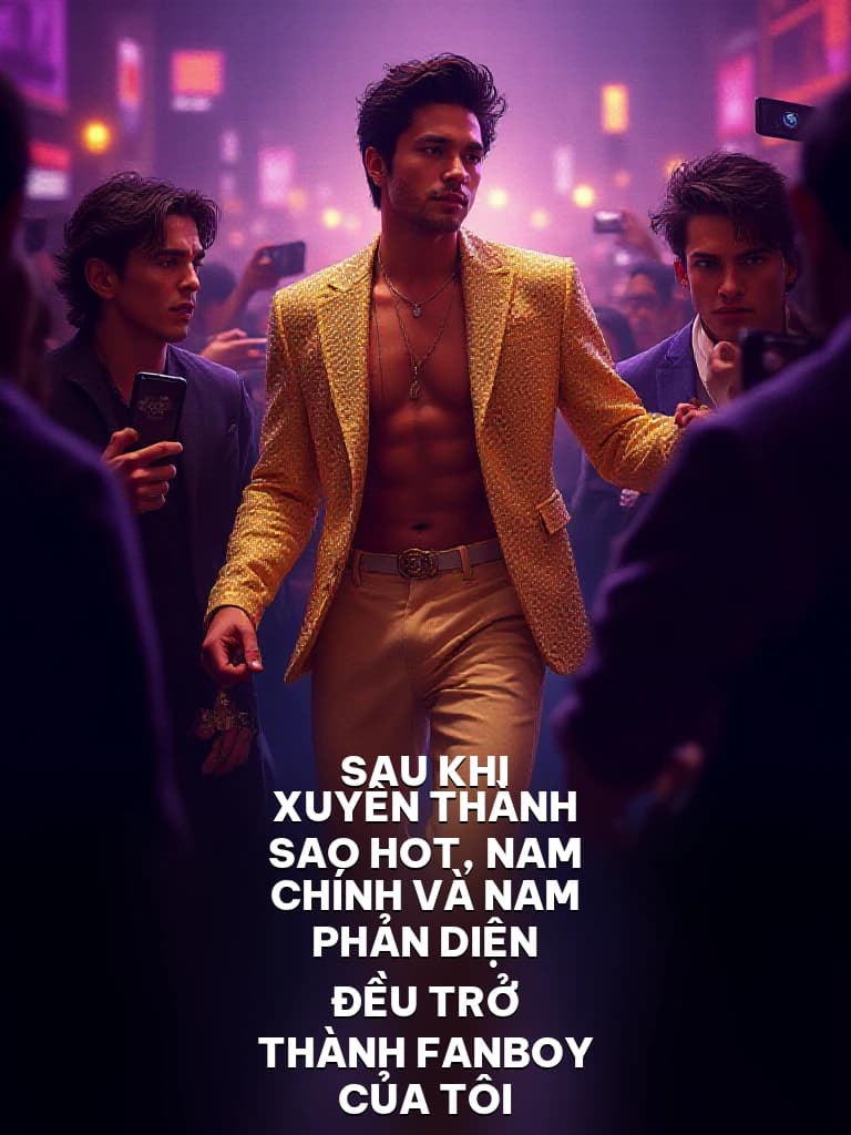 Sau Khi Xuyên Thành Sao Hot, Nam Chính Và Nam Phản Diện Đều Trở Thành Fanboy Của Tôi - Cover image