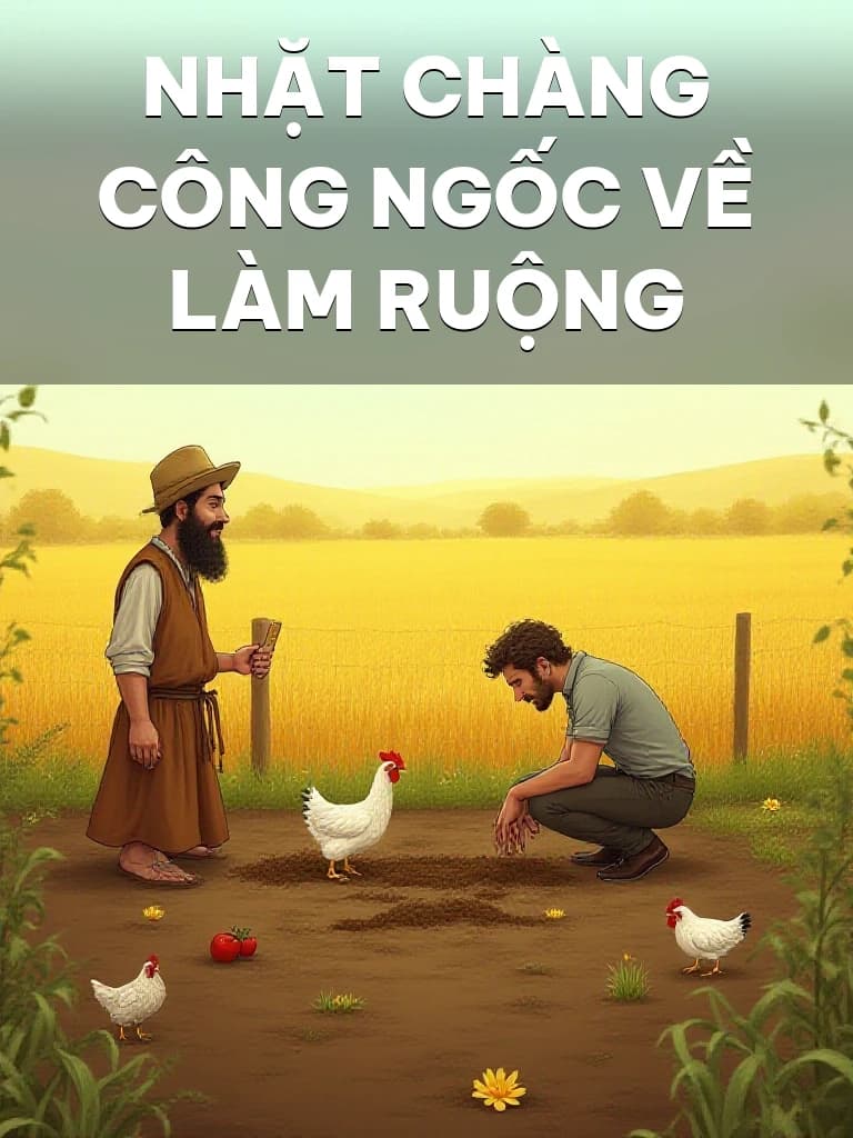 Nhặt Chàng Công Ngốc Về Làm Ruộng - Cover image