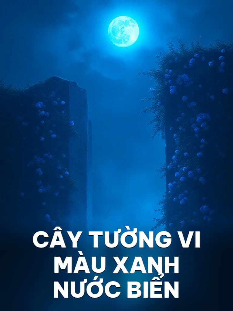 Cây Tường Vi Màu Xanh Nước Biển - Cover image