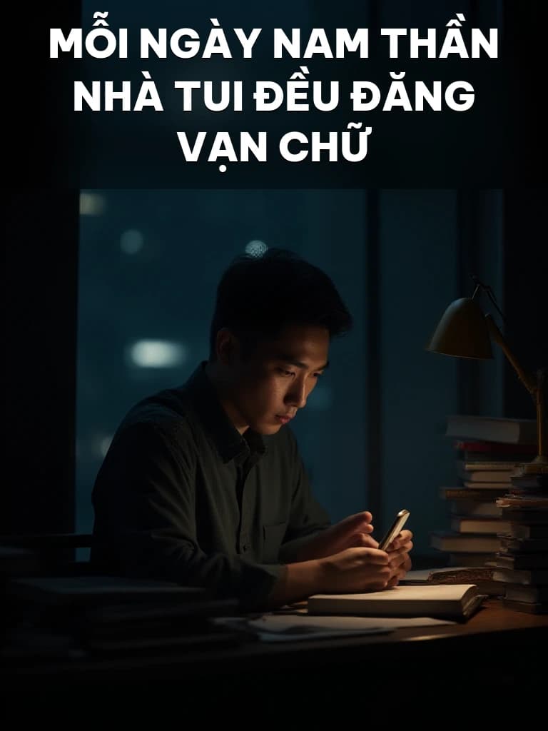 Mỗi Ngày Nam Thần Nhà Tui Đều Đăng Vạn Chữ - Cover image