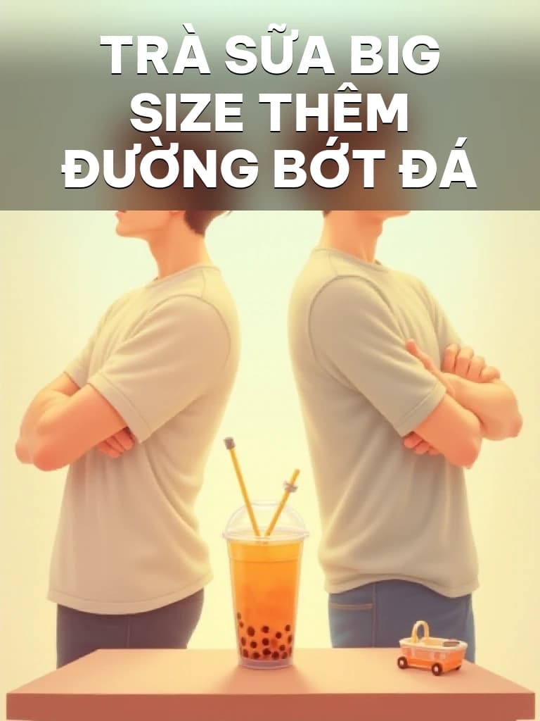 Trà Sữa Big Size Thêm Đường Bớt Đá - Cover image