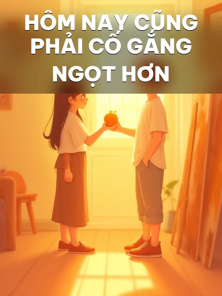 Hôm Nay Cũng Phải Cố Gắng Ngọt Hơn - Cover image