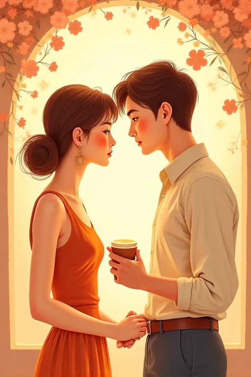 Hoa Hồng Cappuccino - Không Hẹn Mà Gặp, Tình Yêu Dịu Dàng - Cover image