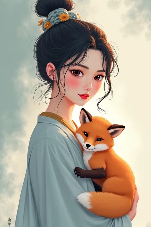 Thanh Xuân Tiên Vương Mang Thai Cáo Con Của Tôi - Cover image
