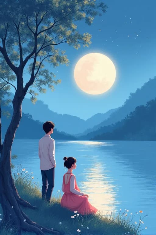 Tựa Gối Bên Sông - Ngẫu Sổ Nguyệt - Cover image