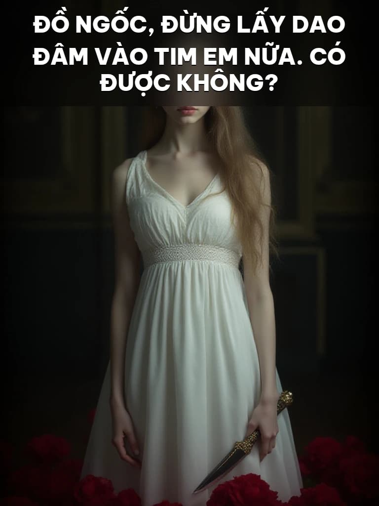 Đồ Ngốc, Đừng Lấy Dao Đâm Vào Tim Em Nữa. Có Được Không? - Cover image