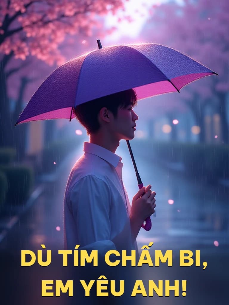 Dù Tím Chấm Bi, Em Yêu Anh! - Cover image