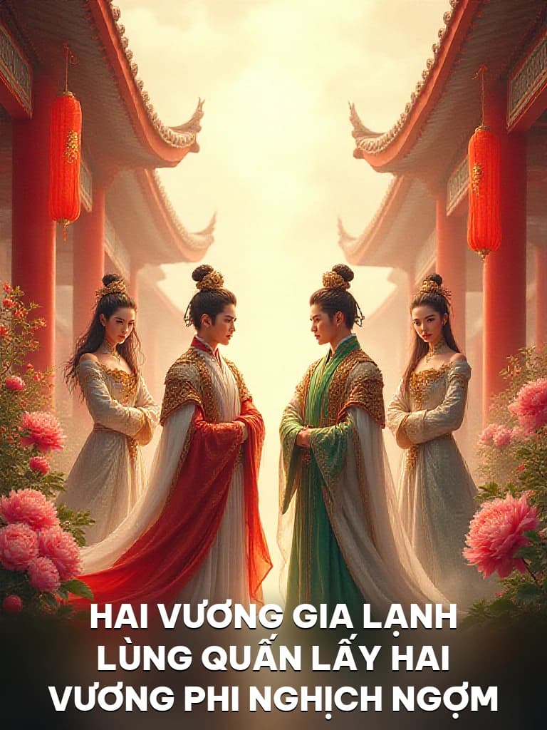 Hai Vương Gia Lạnh Lùng Quấn Lấy Hai Vương Phi Nghịch Ngợm - Cover image