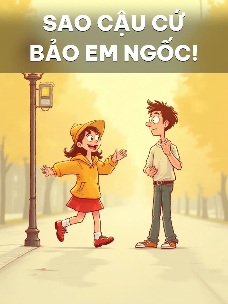Sao Cậu Cứ Bảo Em Ngốc! - Cover image