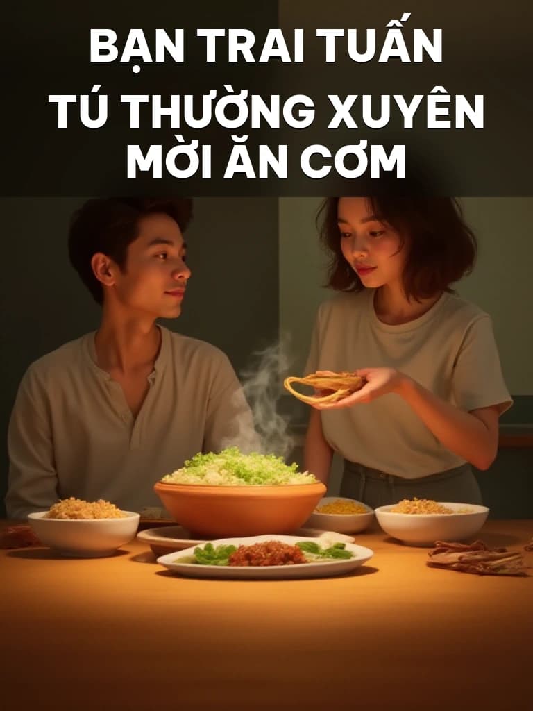 Bạn Trai Tuấn Tú Thường Xuyên Mời Ăn Cơm - Cover image