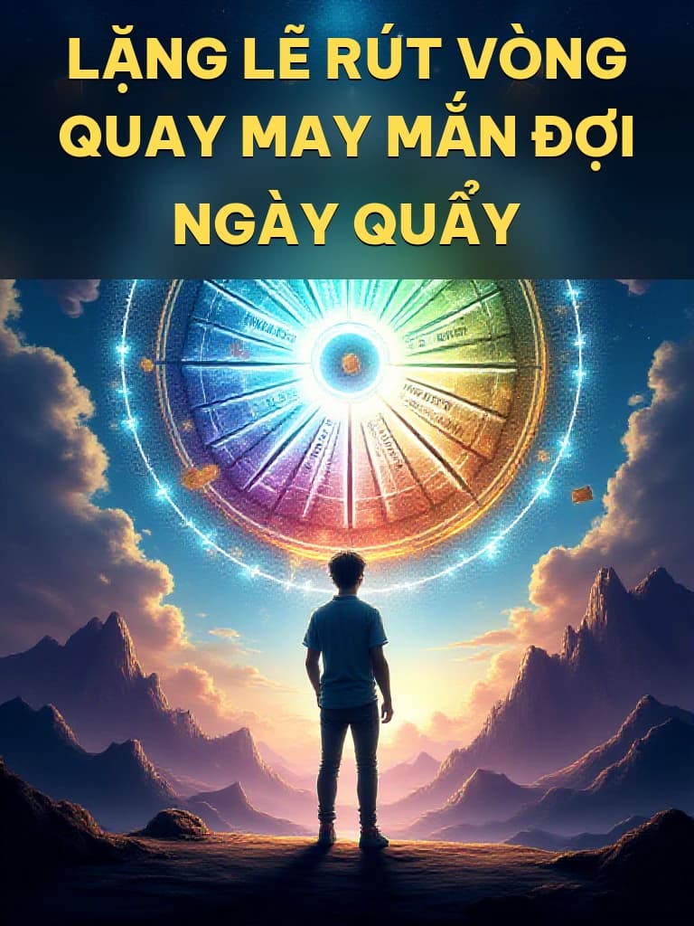 Lặng Lẽ Rút Vòng Quay May Mắn Đợi Ngày Quẩy - Cover image
