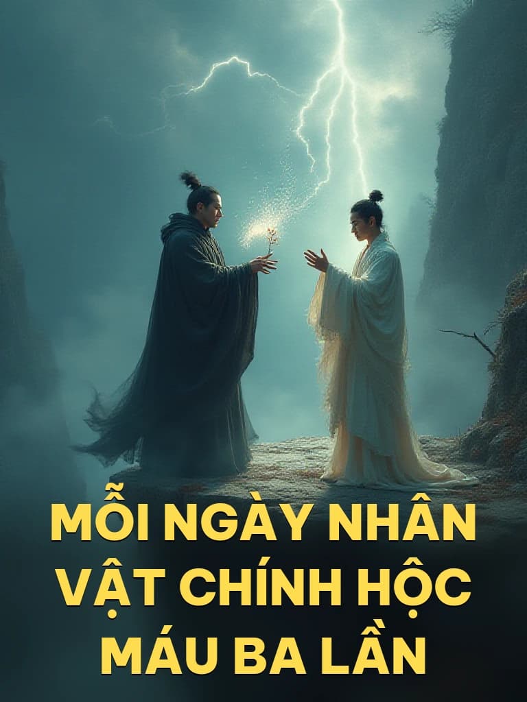 Mỗi Ngày Nhân Vật Chính Hộc Máu Ba Lần - Cover image