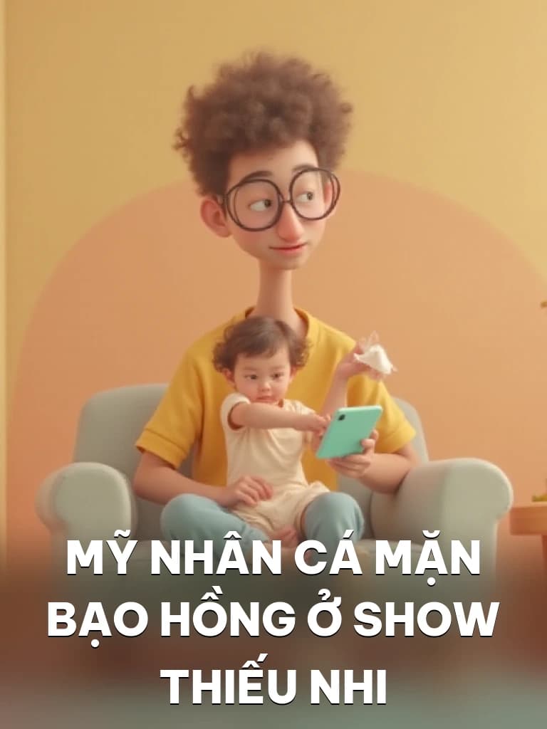 Mỹ Nhân Cá Mặn Bạo Hồng Ở Show Thiếu Nhi - Cover image