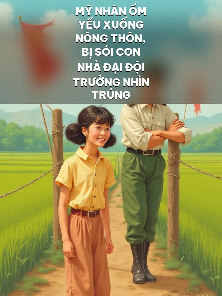 Mỹ Nhân Ốm Yếu Xuống Nông Thôn, Bị Sói Con Nhà Đại Đội Trưởng Nhìn Trúng - Cover image