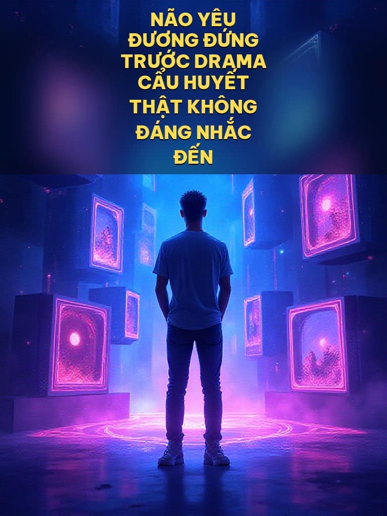 Não Yêu Đương Đứng Trước Drama Cẩu Huyết Thật Không Đáng Nhắc Đến - Cover image