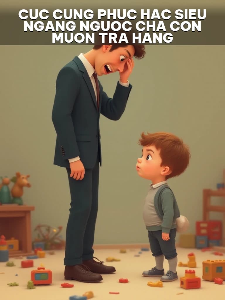 Cục Cưng Phúc Hắc Siêu Ngang Ngược: Cha, Con Muốn Trả Hàng! - Cover image