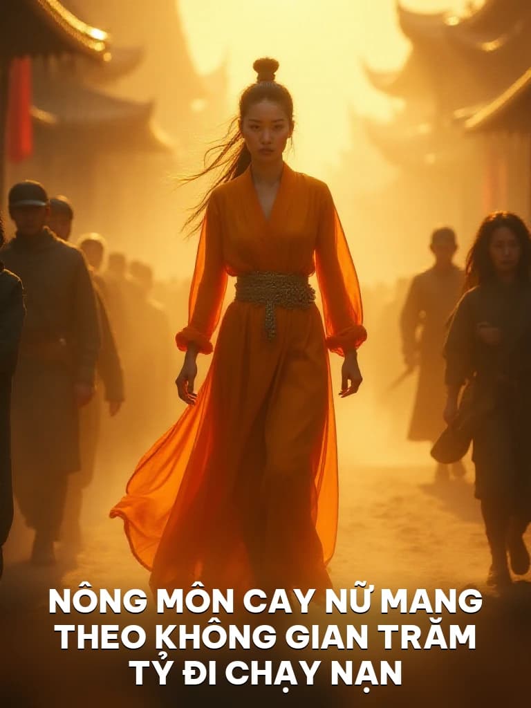 Nông Môn Cay Nữ Mang Theo Không Gian Trăm Tỷ Đi Chạy Nạn - Cover image