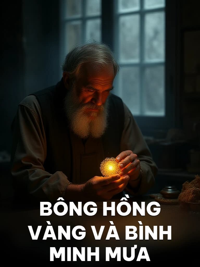 Bông Hồng Vàng Và Bình Minh Mưa - Cover image