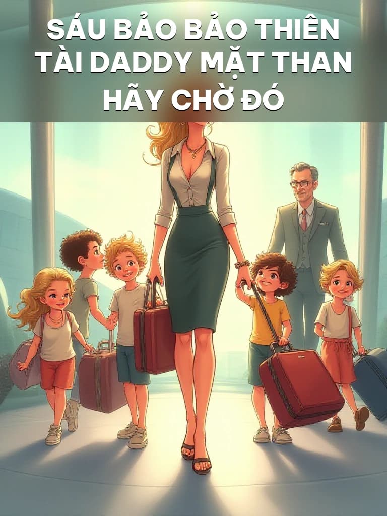 Sáu Bảo Bảo Thiên Tài Daddy Mặt Than Hãy Chờ Đó - Cover image