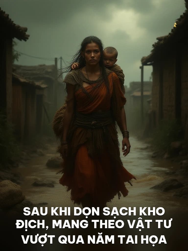 Sau Khi Dọn Sạch Kho Địch, Mang Theo Vật Tư Vượt Qua Năm Tai Họa - Cover image