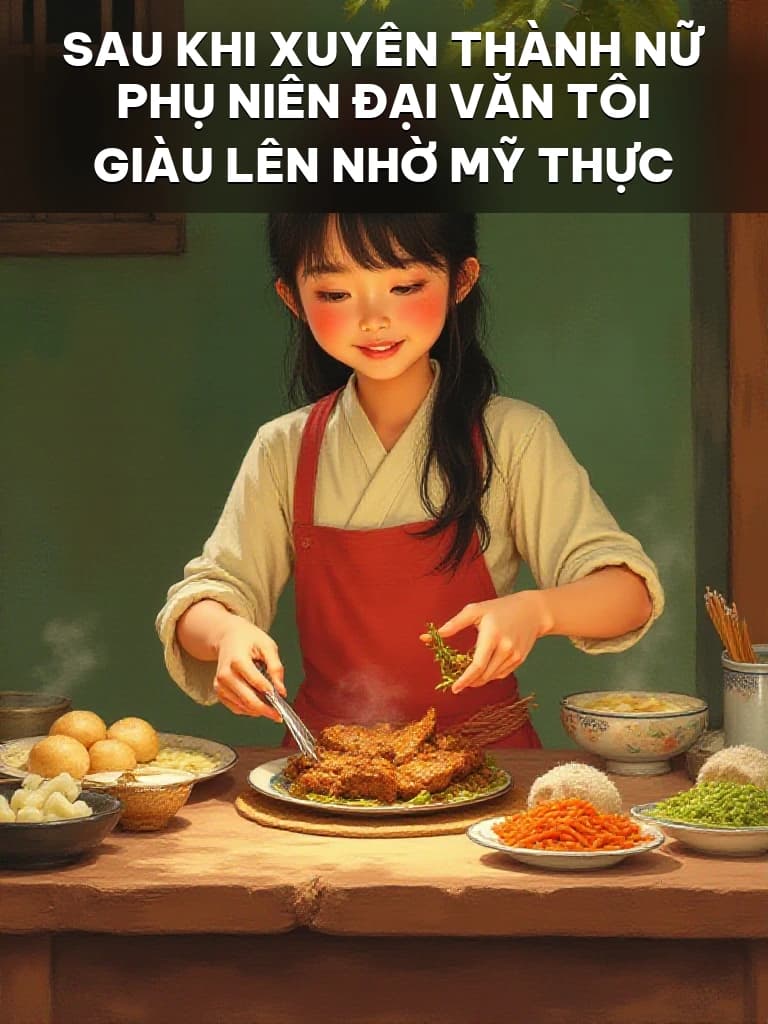 Sau Khi Xuyên Thành Nữ Phụ Niên Đại Văn Tôi Giàu Lên Nhờ Mỹ Thực - Cover image
