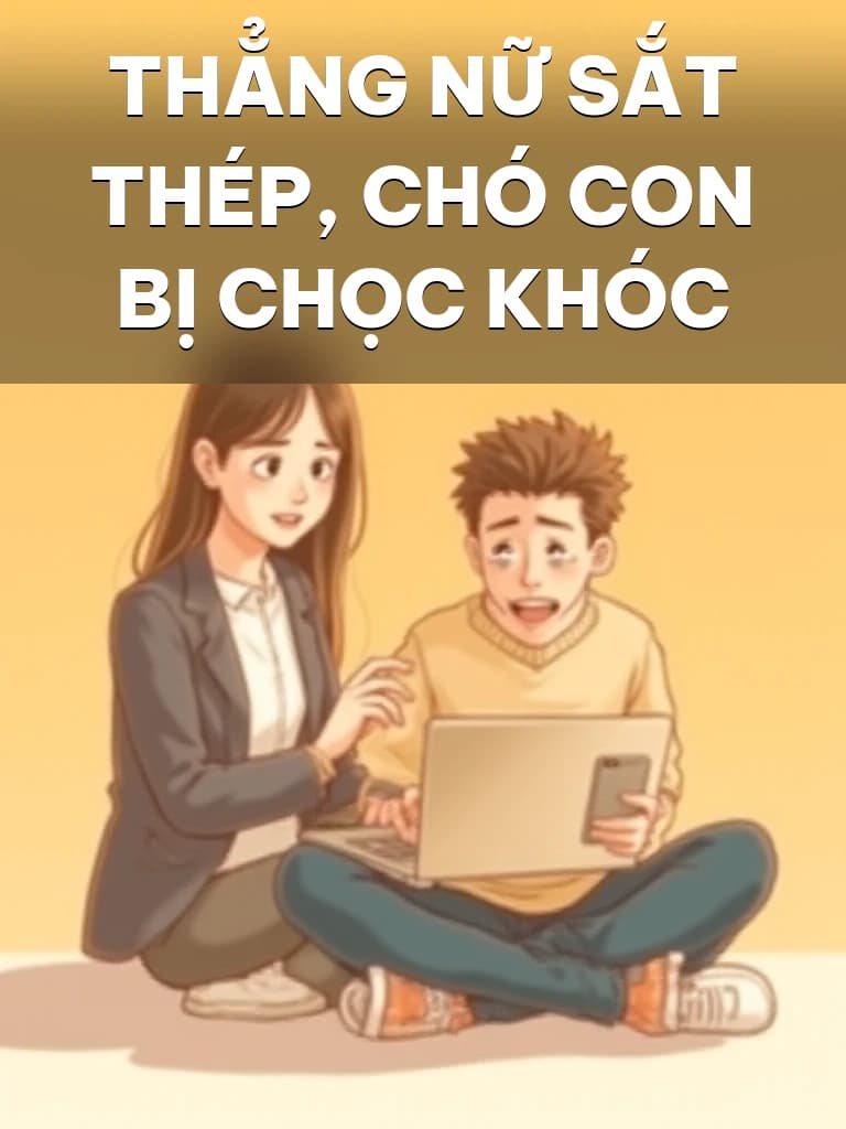 Thẳng Nữ Sắt Thép, Chó Con Bị Chọc Khóc - Cover image