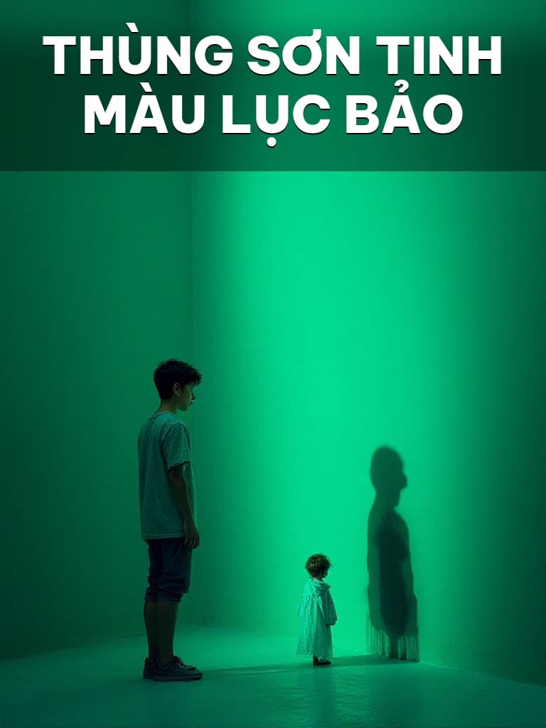 Thùng Sơn Tinh Màu Lục Bảo - Cover image