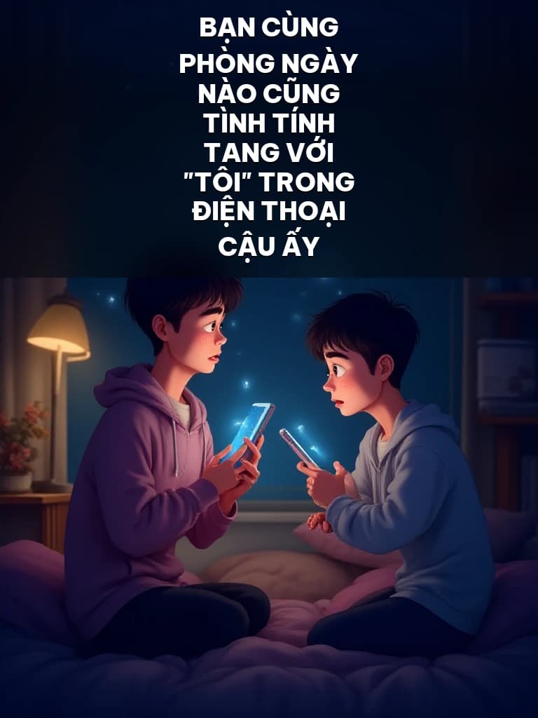 Bạn Cùng Phòng Ngày Nào Cũng Tình Tính Tang Với “Tôi” Trong Điện Thoại Cậu Ấy - Cover image