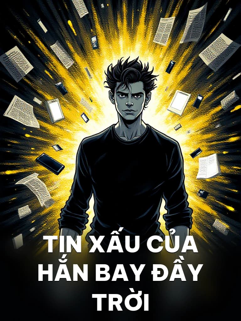 Tin Xấu Của Hắn Bay Đầy Trời - Cover image