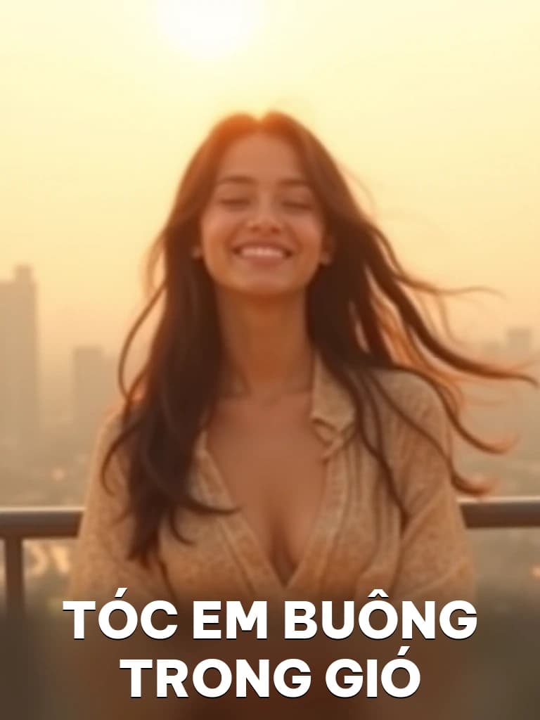 Tóc Em Buông Trong Gió - Cover image