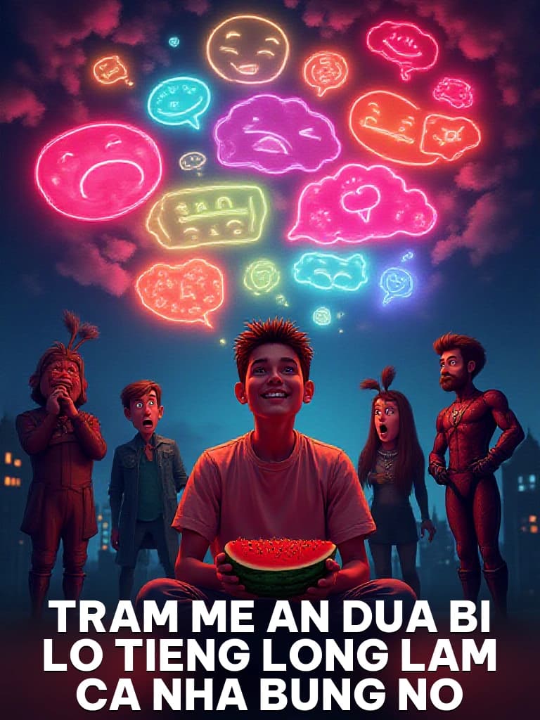 Trầm Mê Ăn Dưa, Tôi Bị Lộ Tiếng Lòng Làm Cả Nhà Bùng Nổ - Cover image