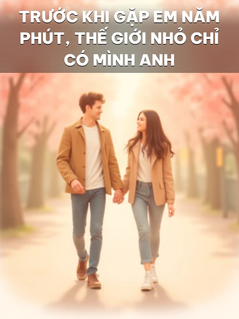 Trước Khi Gặp Em Năm Phút, Thế Giới Nhỏ Chỉ Có Mình Anh - Cover image