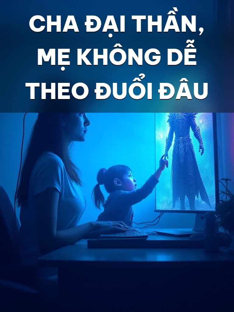 Cha Đại Thần, Mẹ Không Dễ Theo Đuổi Đâu - Cover image