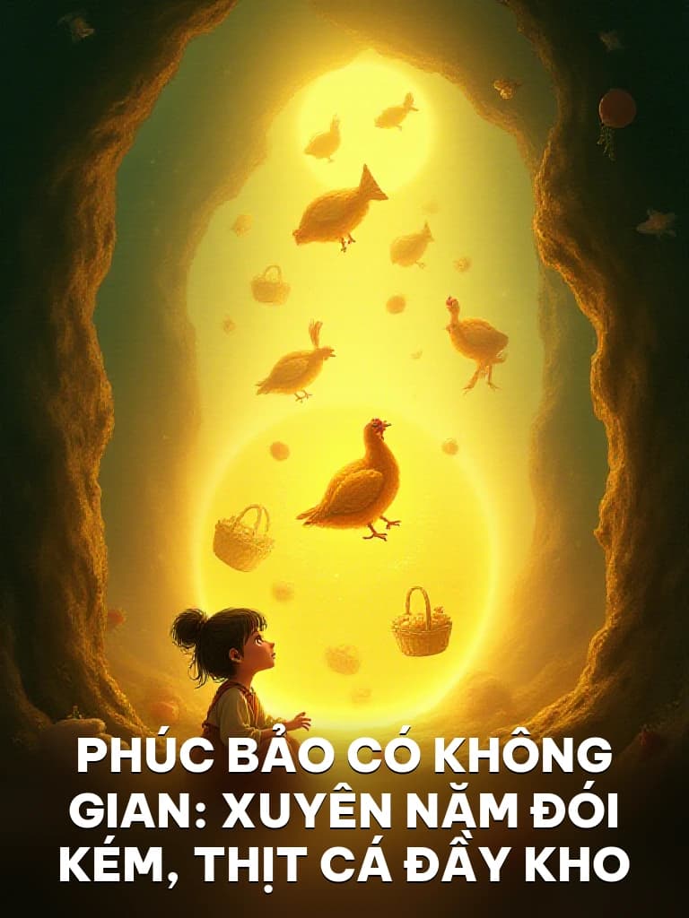 Phúc Bảo Có Không Gian: Xuyên Năm Đói Kém, Thịt Cá Đầy Kho - Cover image