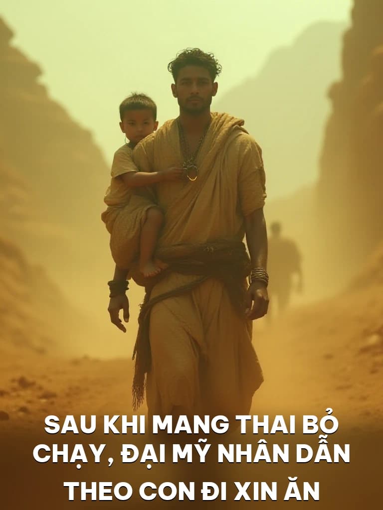 Sau Khi Mang Thai Bỏ Chạy, Đại Mỹ Nhân Dẫn Theo Con Đi Xin Ăn - Cover image