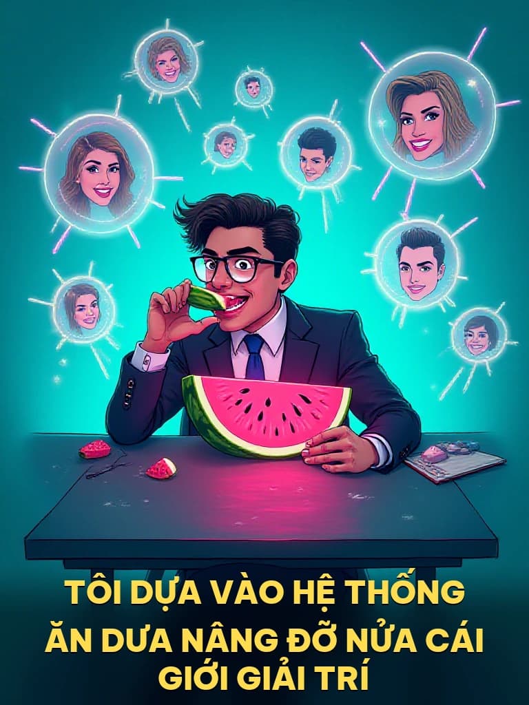 Tôi Dựa Vào Hệ Thống Ăn Dưa Nâng Đỡ Nửa Cái Giới Giải Trí - Cover image