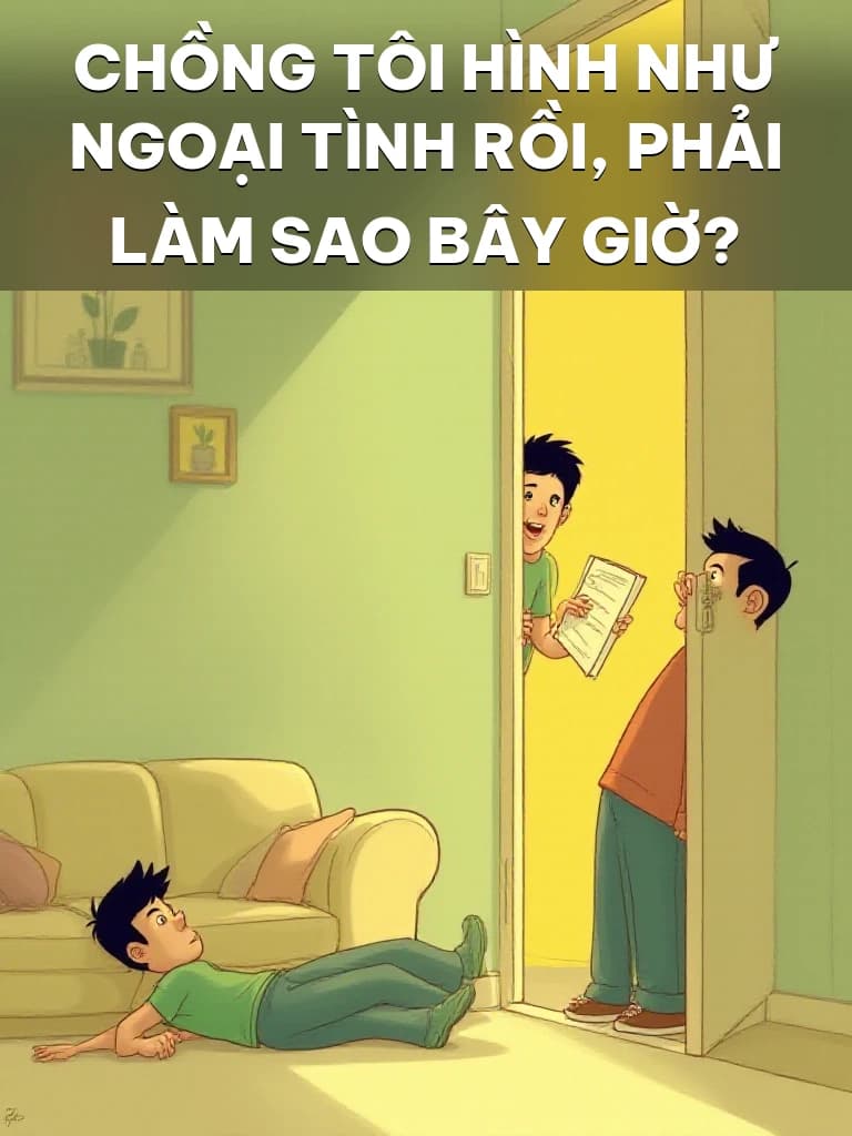 Chồng Tôi Hình Như Ngoại Tình Rồi, Phải Làm Sao Bây Giờ? - Cover image