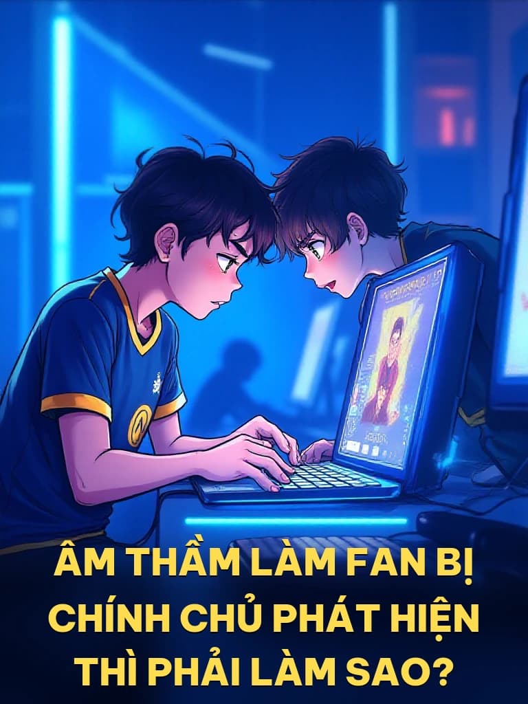 Âm Thầm Làm Fan Bị Chính Chủ Phát Hiện Thì Phải Làm Sao? - Cover image
