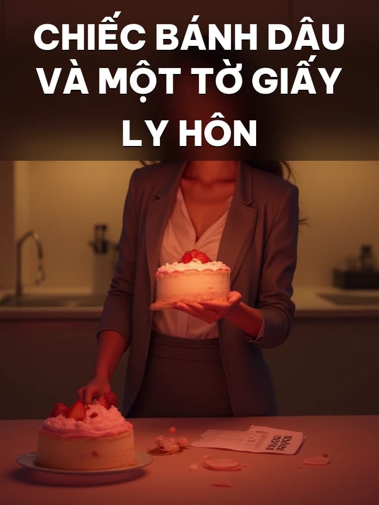 Chiếc Bánh Dâu Và Một Tờ Giấy Ly Hôn - Cover image