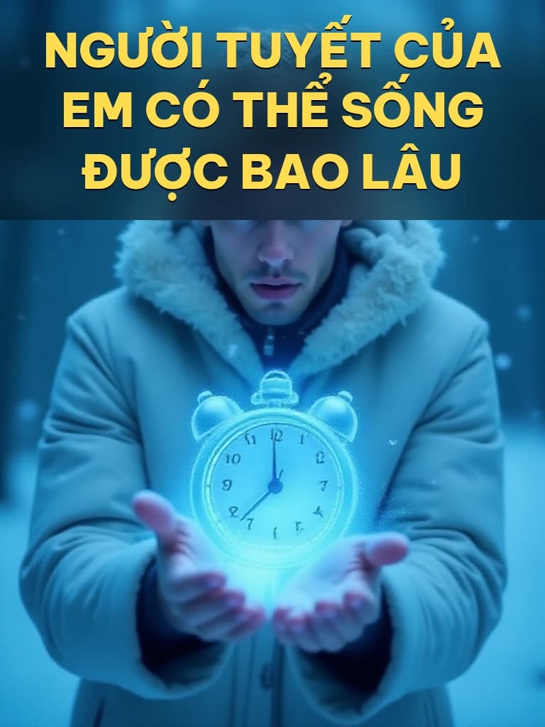 Người Tuyết Của Em Có Thể Sống Được Bao Lâu - Cover image