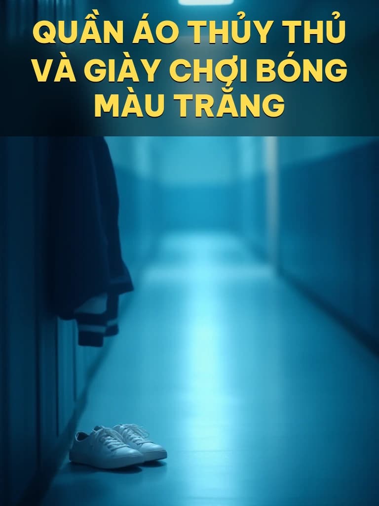 Quần Áo Thủy Thủ Và Giày Chơi Bóng Màu Trắng - Cover image