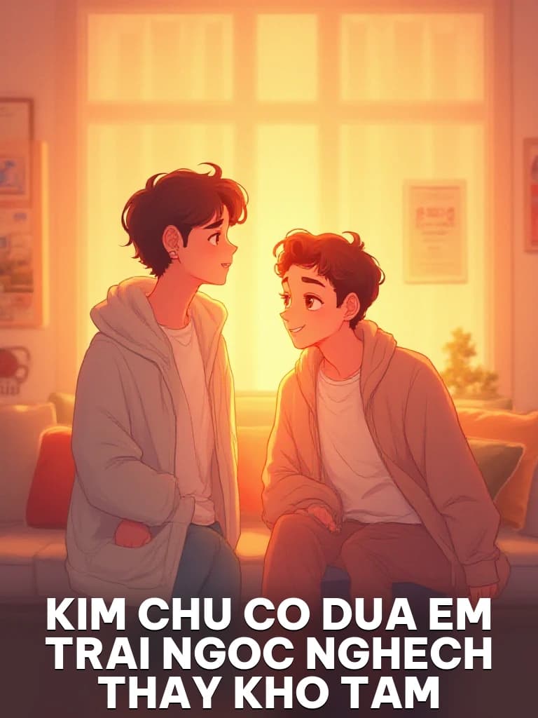 Kim Chủ Có Đứa Em Trai Ngốc Nghếch Thấy Khổ Tâm - Cover image