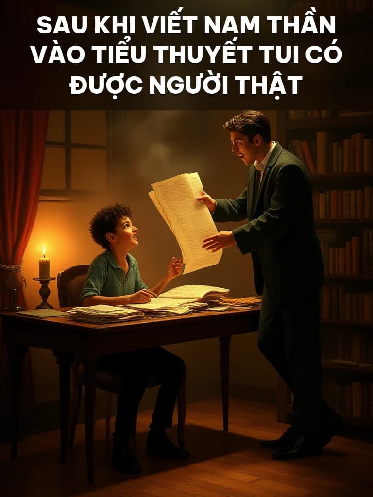 Sau Khi Viết Nam Thần Vào Tiểu Thuyết Tui Có Được Người Thật - Cover image